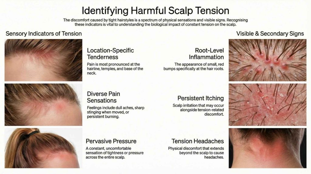 Sore Scalp from Tight Hairstyles The Spectrum of Discomfort