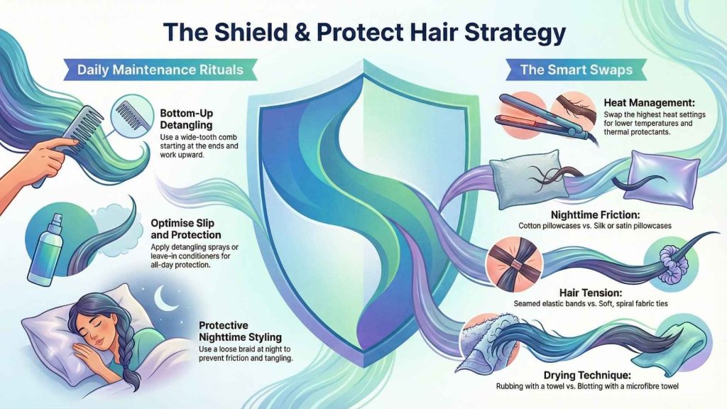 Split Ends That Travel Up the Shaft Helpful in Reality