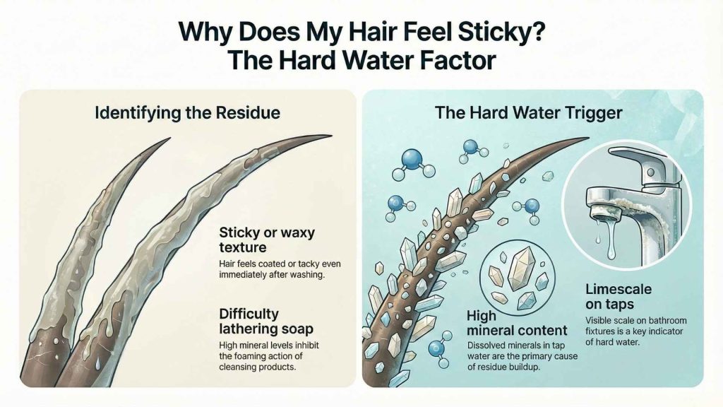 Hair Feels Sticky After Washing Common Triggers and Contributing Factors