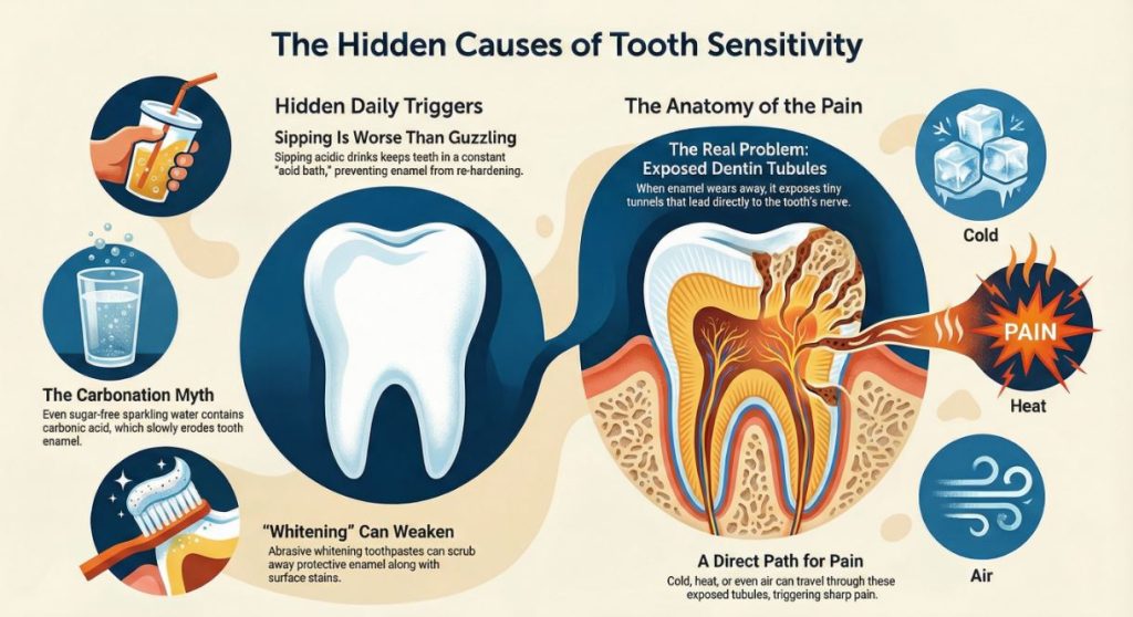Hidden Causes of Tooth Sensitivity