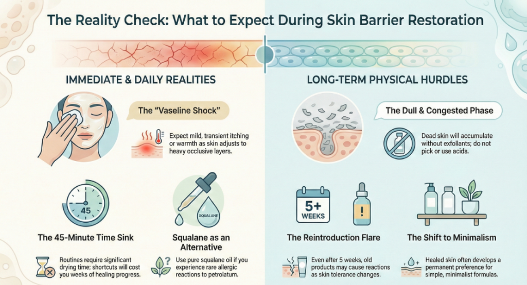 Skin Barrier Restoration what tio expect during the process