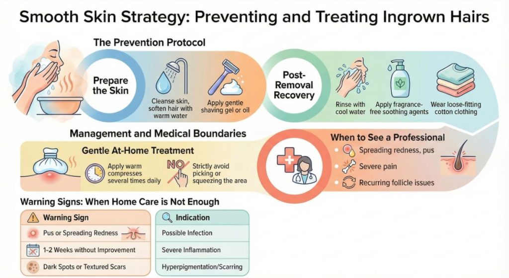 Smooth Skin Strategy for Ingrown Hairs