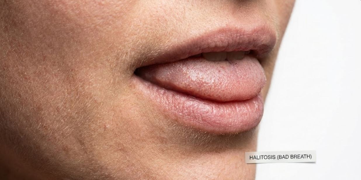 bad breath on mouth