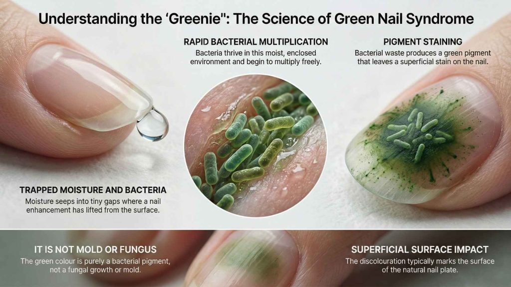 Why Did This Green Spot Appear