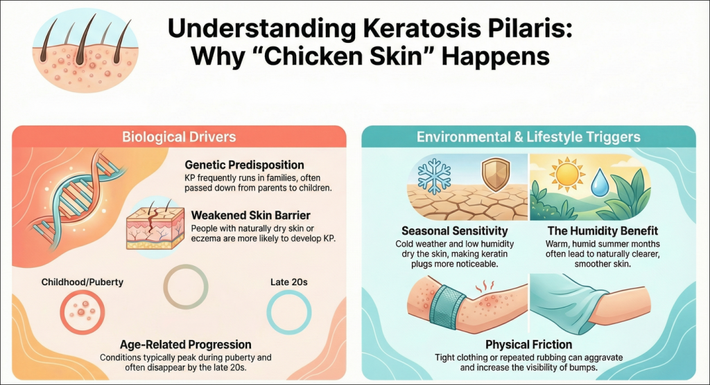 Contributing Factors and Common Triggers of KP
