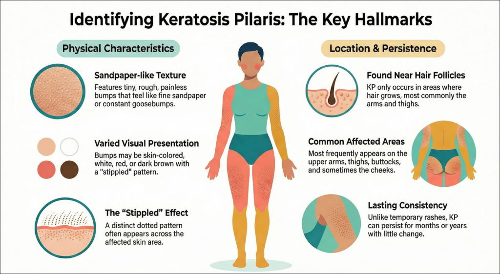 The most recognizable feature of KP is its unique texture and appearance